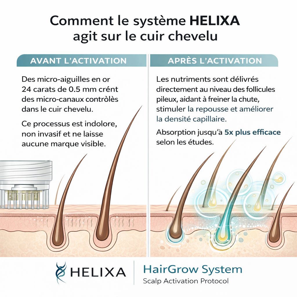 Helixa - Système de repousse Capillaire