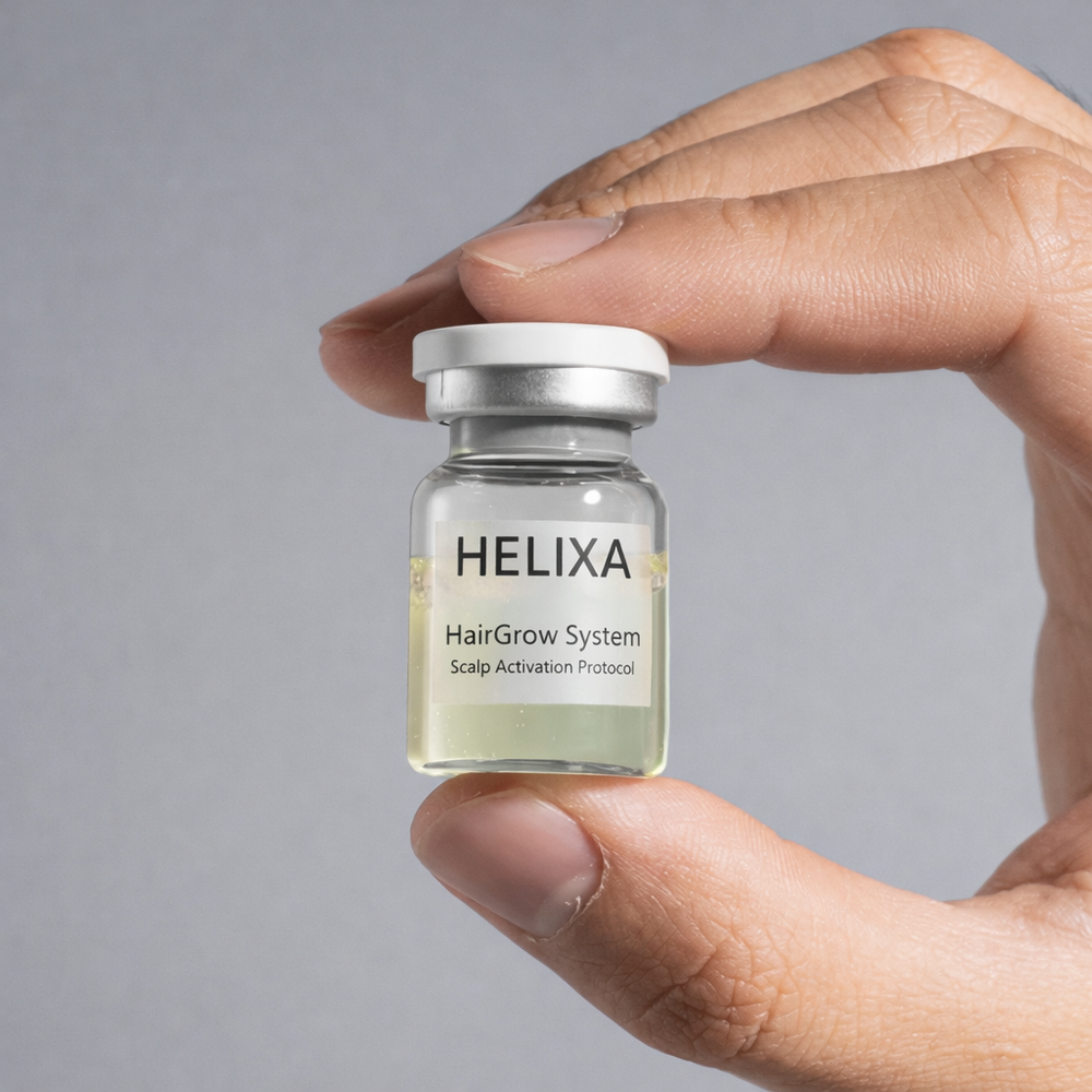 <p>La différence HELIXA : quand la science du cuir chevelu prend le dessus.</p>
