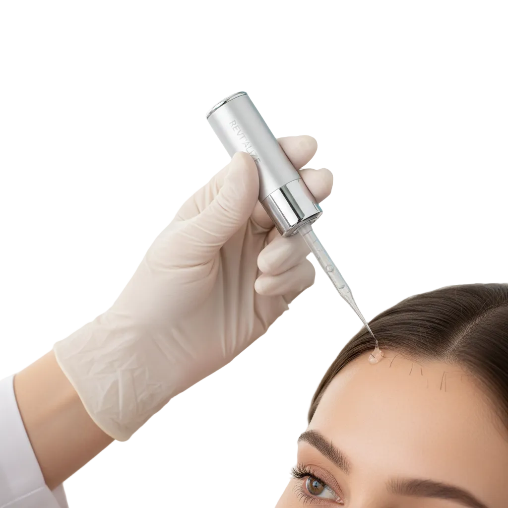 Produit systeme de repousse capillaire