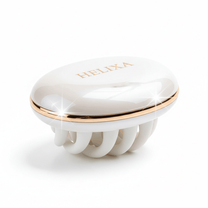 Brosse de massage cuir chevelu en silicone Helixa, picots ultra-doux